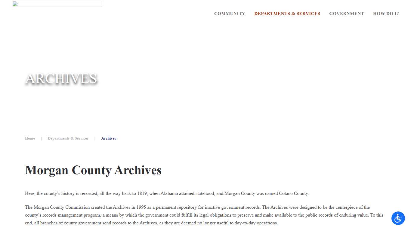 Archives - Morgan County Commission